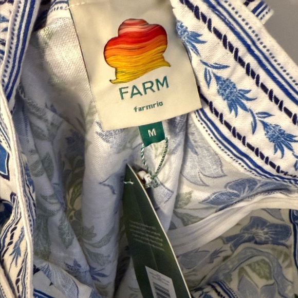 NWT FARM Rio Linen Dress - Picture 4 of 4